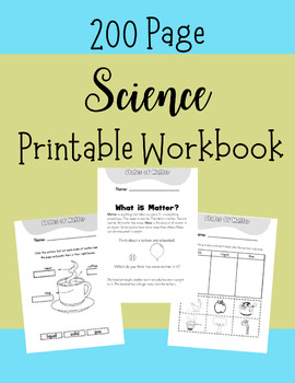 Preview of 200 Page Science Workbook