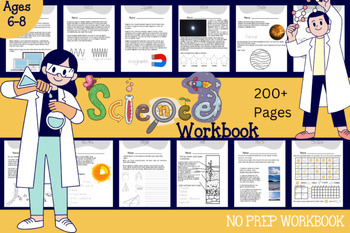 Preview of 200+ Page Science Workbook for Ages 6-8