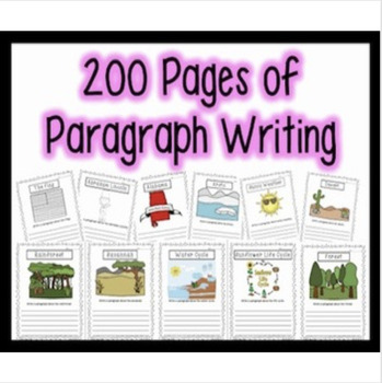 Preview of 200+ Paragraphs for Centers Morning Work Sub Plans 1st-3rd Grade PDFs & Google