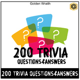 200 Trivia Questions&Answers - Class Game