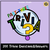 200 Trivia Questions&Answers - Class Game - Part Three
