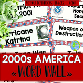 2000 America Word Wall without definitions