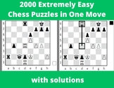 2000 Chess Extremely Easy Puzzles in One Move Printable PD