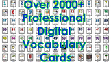 2000 + Digital Vocabulary Picture Flash Cards