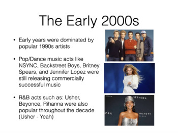 Preview of 2000s Music Presentation (PowerPoint)