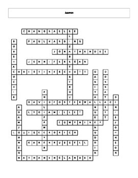 2009 2014 Pulitzer Prize for Fiction Winners Finalists Crossword