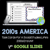 2010 America Task Cards DISTANCE LEARNING