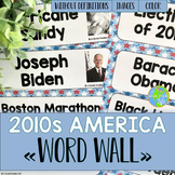 2010 America Word Wall without definitions