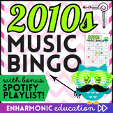 2010s Music Bingo Game - Modern throwback class reward act