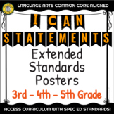 I CAN Statements Common Core 3rd 4th 5th Grade Special Edu