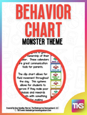 Behavior Calendar and Clip Chart (Monster Theme)