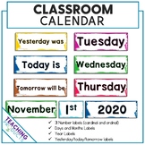 Classroom Calendar Free Bulletin Board Display