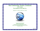 5th Fifth Grade “Able to” Next Generation Science Standard