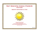 1st First Grade Printable Next Generation Science Standard