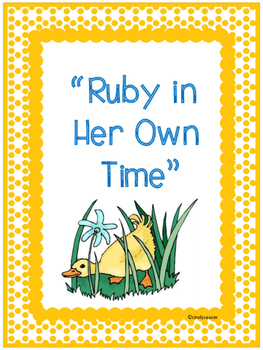 Preview of Reading Street, Ruby in Her Own Time, Centers and Printables/Distance Learning
