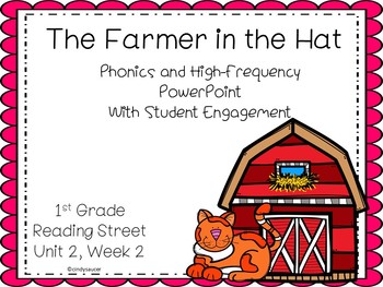 Preview of The Farmer in the Hat, PowerPoint with Student Engagement