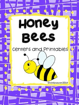 Preview of Reading Street, Honey Bees,  Centers and Printables, Distance Learning