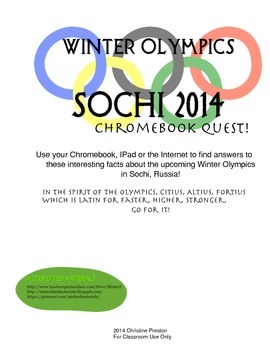 Preview of 2014 Sochi Winter Olympics Chromebook Quest