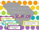2014 South Carolina Science Standards for Third Grade SC 3