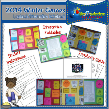 Preview of 2014 Winter Games Lapbook / Interactive Notebook