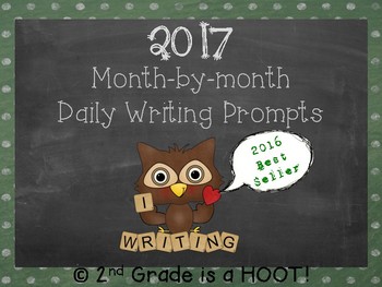 Preview of 2017 Daily Writing Prompts  *Newly updated!