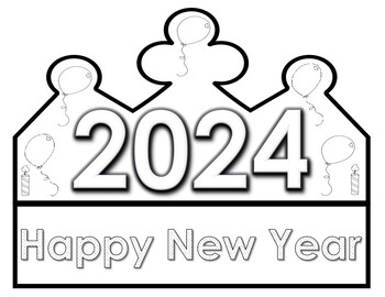 2020 Happy New Year Crowns (Free Yearly Updates) by Kinder in Kinder