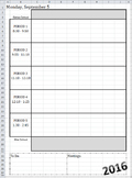 2016-2017 DAILY Calendar-At-A-Glance Template