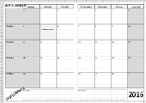 2019-2020 MONTHLY Calendar-At-A-Glance Template