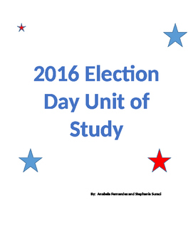 Preview of 2016 Election Day Unit