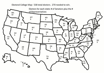 Preview of 2016 Electoral College Map: Constitution Day
