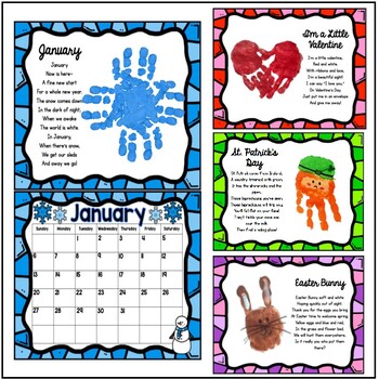 2023 Handprint Calendar Gift by Crayola Queen | Teachers Pay Teachers