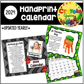 Preview of 2024 Handprint Calendar Gift