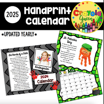 Preview of 2025 Handprint Calendar Gift