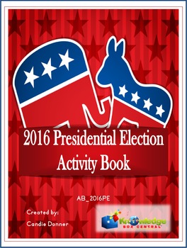 Preview of 2016 Presidential Election Activity Book - EBOOK
