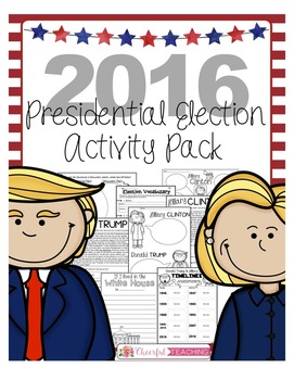 Preview of 2016 Presidential Election Activity Pack