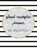 2017-2018 Complete School Counselor Planner - Black, White