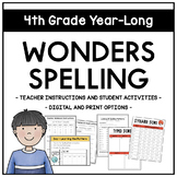 2017, 2020, 2023 Wonders Spelling: Fourth Grade Year-Long 