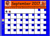 2017 Calendar ActivInspire Flipchart