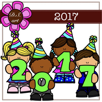 Preview of 2017 Digital Clipart (color and black&white)