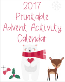 2017 Printable Advent Activity Calendar