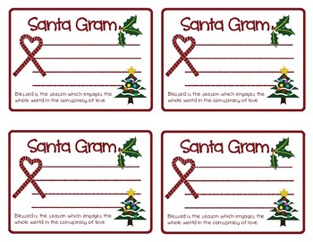 Printable Christmas Candy Grams / Candy Cane Grams Order ...