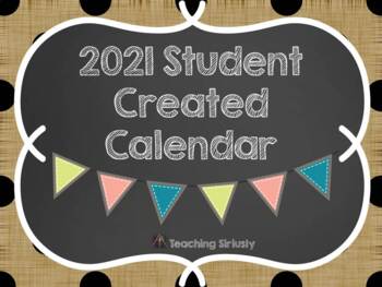 Preview of 2021 Student Created Calendar/Parent Gift