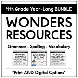 2017 Wonders Year-Long Fourth Grade BUNDLE