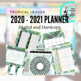 2020 - 2021 Editable Planner - Google Drive Digital and Printable Hardcopy!
