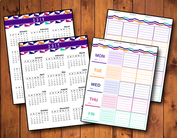 2018-2019 Editable Teacher Planner by LiveMore Designs | TPT