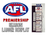 2018 AFL Premiership Season Ladder DISPLAY!