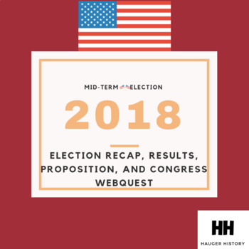 Preview of 2018 Midterm Election Results Webquest Fact Finding Who Controls House and Props