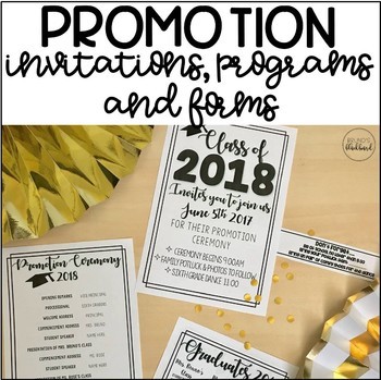 Preview of 2024 Promotion Program & Graduation Invitations