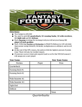 Preview of 2019 NFL Fantasy Football