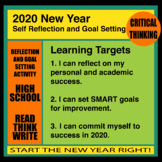 2020 New Year Self Reflection and Goal Setting / Resolutio